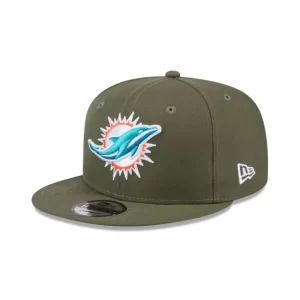 Caps* Miami Dolphins Olive 9FIFTY Snapback Hat - KTGCaps - Baseball caps for various teams, purchased online at a discount