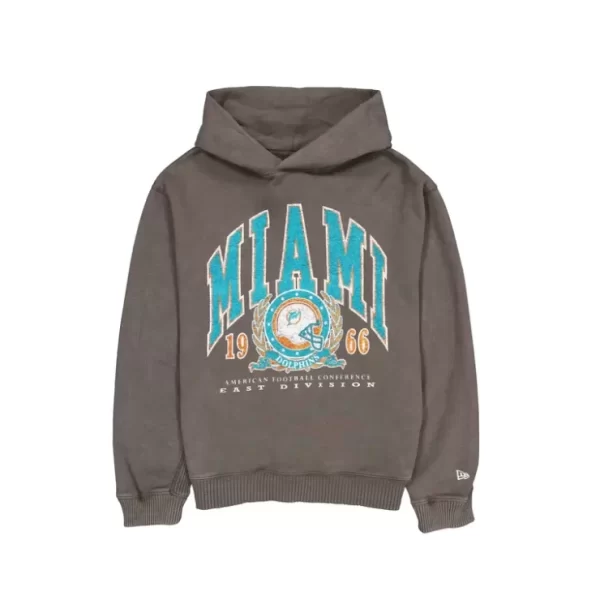 Caps* Miami Dolphins Oversized Essentials Hoodie - KTGCaps - Baseball caps for various teams, purchased online at a discount