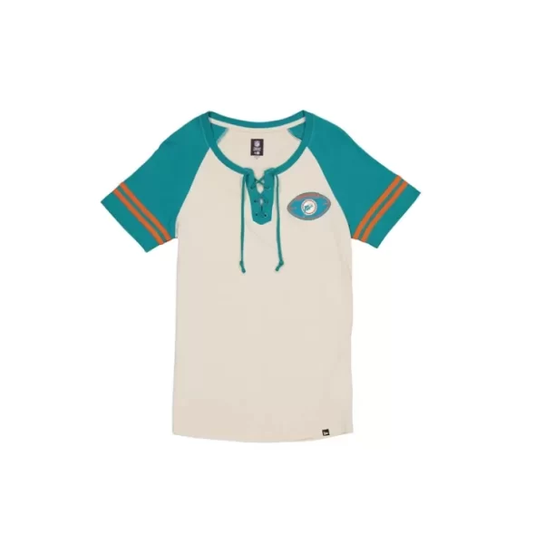 Caps* Miami Dolphins 3rd Down Historic Womens TShirt - KTGCaps - Baseball caps for various teams, purchased online at a discount