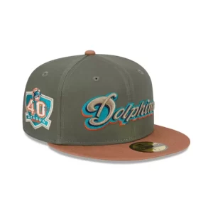 Caps* Miami Dolphins Ripstop 59FIFTY Fitted Hat - KTGCaps - Baseball caps for various teams, purchased online at a discount