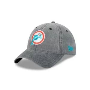 Caps* Miami Dolphins Rugged 9TWENTY Adjustable Hat - KTGCaps - Baseball caps for various teams, purchased online at a discount