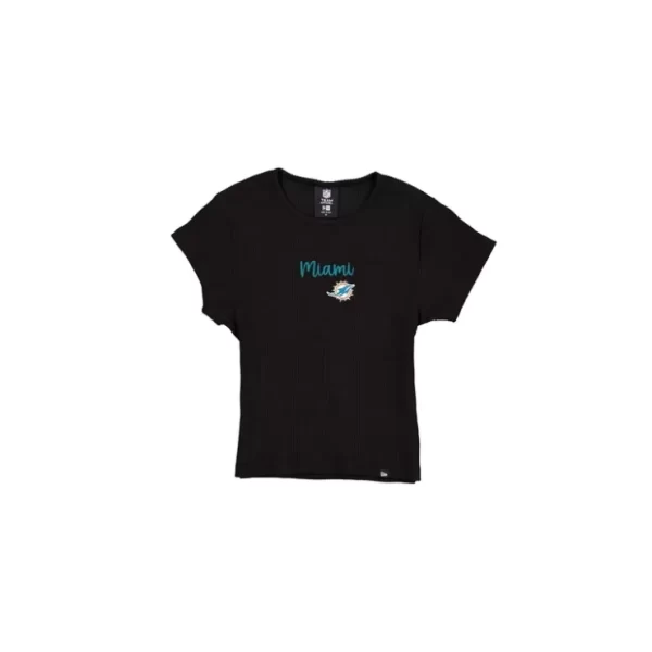 Caps* Miami Dolphins Sport Classics Womens Baby Tee - KTGCaps - Baseball caps for various teams, purchased online at a discount