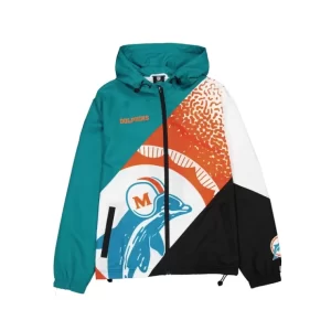 Caps* Miami Dolphins Sport Classics Color Block Windbreaker - KTGCaps - Baseball caps for various teams, purchased online at a discount