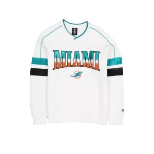 Caps* Miami Dolphins Sport Classics White Crewneck - KTGCaps - Baseball caps for various teams, purchased online at a discount