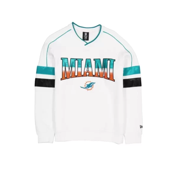 Caps* Miami Dolphins Sport Classics White Crewneck - KTGCaps - Baseball caps for various teams, purchased online at a discount