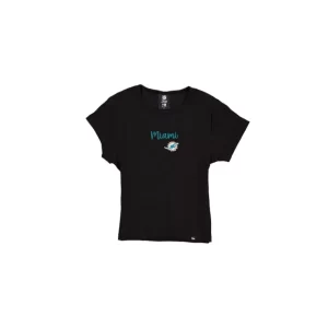 Caps* Miami Dolphins Sport Classics Womens Baby Tee - KTGCaps - Baseball caps for various teams, purchased online at a discount