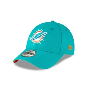 Caps* Miami Dolphins The League 9FORTY Adjustable Hat - KTGCaps - Baseball caps for various teams, purchased online at a discount
