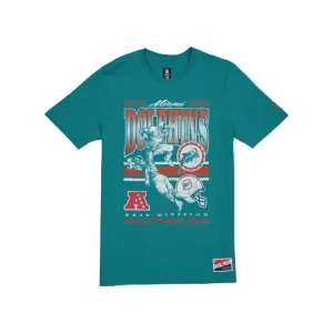 Caps* Miami Dolphins Throwback Distress TShirt - KTGCaps - Baseball caps for various teams, purchased online at a discount
