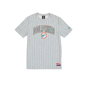 Caps* Miami Dolphins Throwback Gray Pinstripe TShirt - KTGCaps - Baseball caps for various teams, purchased online at a discount