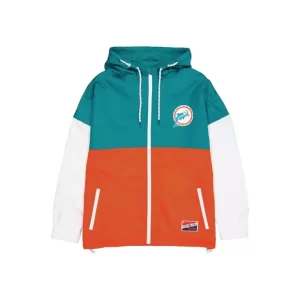Caps* Miami Dolphins Throwback Windbreaker - KTGCaps - Baseball caps for various teams, purchased online at a discount