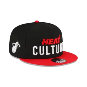 Caps* Miami Heat 2023 City Edition 9FIFTY Snapback Hat - KTGCaps - Baseball caps for various teams, purchased online at a discount