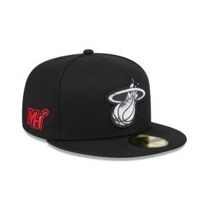 Caps* Miami Heat 2023 City Edition Alt 59FIFTY Fitted Hat - KTGCaps - Baseball caps for various teams, purchased online at a discount
