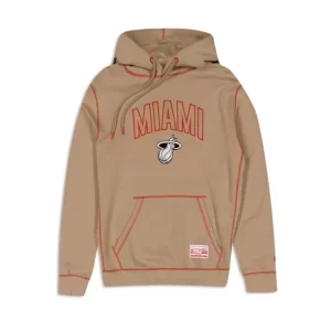 Caps* Miami Heat 2023 City Edition Tan Hoodie - KTGCaps - Baseball caps for various teams, purchased online at a discount