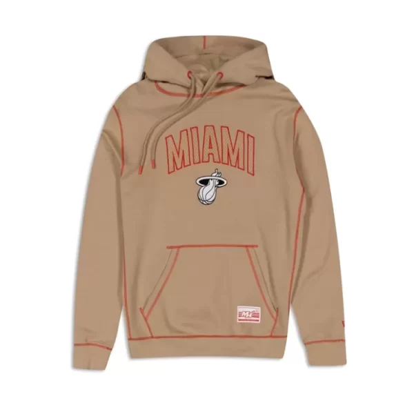 Caps* Miami Heat 2023 City Edition Tan Hoodie - KTGCaps - Baseball caps for various teams, purchased online at a discount