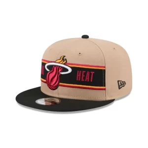 Caps* Miami Heat 2024 Draft 9FIFTY Snapback Hat - KTGCaps - Baseball caps for various teams, purchased online at a discount