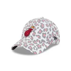 Caps* Miami Heat Active Animal Print Womens 9TWENTY Adjustable Hat - KTGCaps - Baseball caps for various teams, purchased online at a discount
