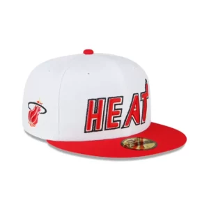 Caps* Miami Heat Classic Edition 59FIFTY Fitted Hat - KTGCaps - Baseball caps for various teams, purchased online at a discount