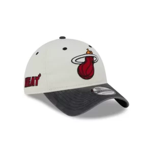 Caps* Miami Heat Classic Sidescript 9TWENTY Adjustable Hat - KTGCaps - Baseball caps for various teams, purchased online at a discount