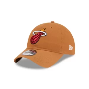 Caps* Miami Heat Light Bronze 9TWENTY Adjustable Hat - KTGCaps - Baseball caps for various teams, purchased online at a discount