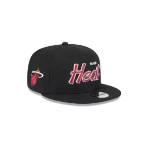Caps* Miami Heat Script Kids 9FIFTY Snapback Hat - KTGCaps - Baseball caps for various teams, purchased online at a discount