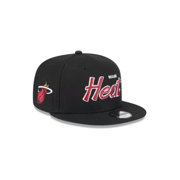 Caps* Miami Heat Script Kids 9FIFTY Snapback Hat - KTGCaps - Baseball caps for various teams, purchased online at a discount