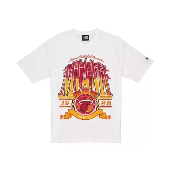 Caps* Miami Heat Sport Classics White TShirt - KTGCaps - Baseball caps for various teams, purchased online at a discount