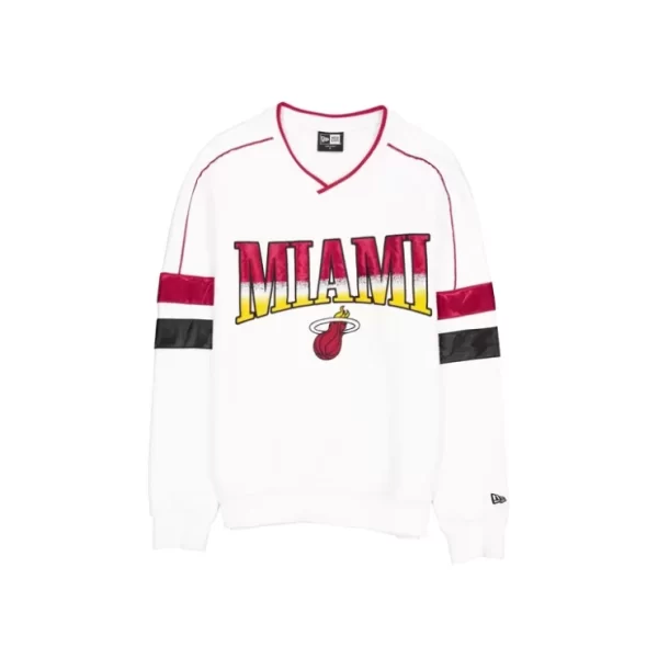 Caps* Miami Heat Sport Classics White Crewneck - KTGCaps - Baseball caps for various teams, purchased online at a discount