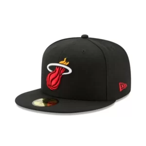 Caps* Miami Heat Team Color 59FIFTY Fitted Hat - KTGCaps - Baseball caps for various teams, purchased online at a discount
