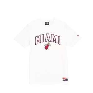 Caps* Miami Heat Throwback White TShirt - KTGCaps - Baseball caps for various teams, purchased online at a discount