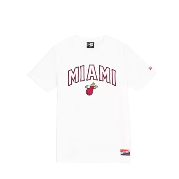 Caps* Miami Heat Throwback White TShirt - KTGCaps - Baseball caps for various teams, purchased online at a discount