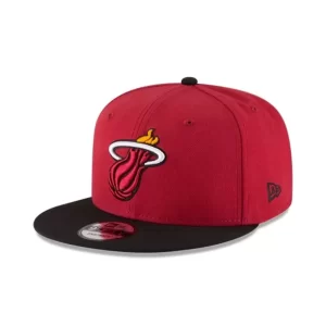 Caps* Miami Heat Two Tone 9FIFTY Snapback Hat - KTGCaps - Baseball caps for various teams, purchased online at a discount