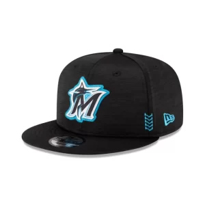 Caps* Miami Marlins 2024 Clubhouse Alt 9FIFTY Snapback Hat - KTGCaps - Baseball caps for various teams, purchased online at a discount