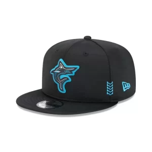 Caps* Miami Marlins 2024 Clubhouse 9FIFTY Snapback Hat - KTGCaps - Baseball caps for various teams, purchased online at a discount