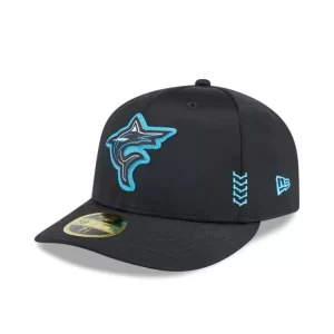 Caps* Miami Marlins 2024 Clubhouse Low Profile 59FIFTY Fitted Hat - KTGCaps - Baseball caps for various teams, purchased online at a discount