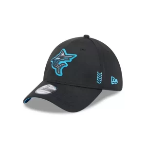 Caps* Miami Marlins 2024 Clubhouse 39THIRTY Stretch Fit Hat - KTGCaps - Baseball caps for various teams, purchased online at a discount