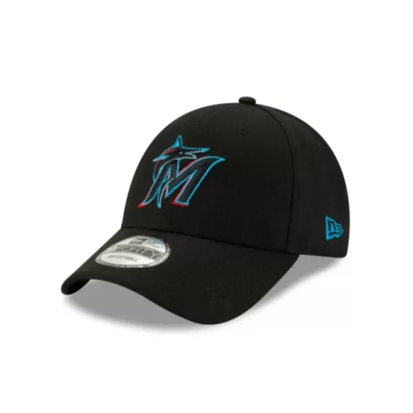 Caps* Miami Marlins 2019 The League 9FORTY Adjustable Hat - KTGCaps - Baseball caps for various teams, purchased online at a discount