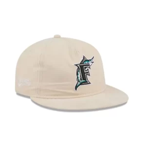 Caps* Miami Marlins Brushed Nylon Retro Crown 9FIFTY Adjustable Hat - KTGCaps - Baseball caps for various teams, purchased online at a discount