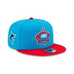 Caps* Miami Marlins City Connect 9FIFTY Snapback Hat - KTGCaps - Baseball caps for various teams, purchased online at a discount
