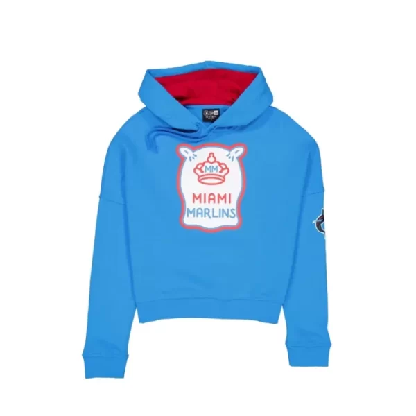 Caps* Miami Marlins City Connect Womens Hoodie - KTGCaps - Baseball caps for various teams, purchased online at a discount