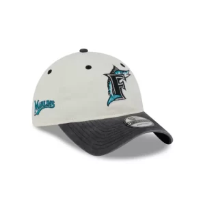 Caps* Miami Marlins Classic Sidescript 9TWENTY Adjustable Hat - KTGCaps - Baseball caps for various teams, purchased online at a discount