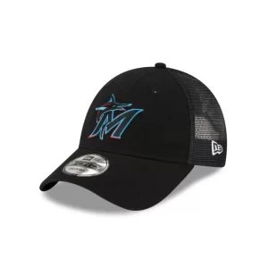 Caps* Miami Marlins 9FORTY Trucker Hat - KTGCaps - Baseball caps for various teams, purchased online at a discount