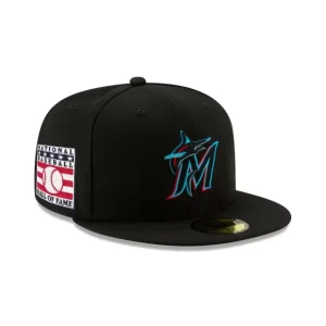 Caps* Miami Marlins Hall of Fame Weekend 2024 59FIFTY Fitted Hat - KTGCaps - Baseball caps for various teams, purchased online at a discount