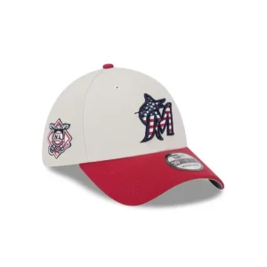 Caps* Miami Marlins Independence Day 2024 39THIRTY Stretch Fit Hat - KTGCaps - Baseball caps for various teams, purchased online at a discount