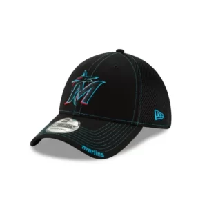 Caps* Miami Marlins NEO 39THIRTY Stretch Fit Hat - KTGCaps - Baseball caps for various teams, purchased online at a discount