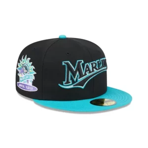 Caps* Miami Marlins Retro Spring Training 59FIFTY Fitted Hat - KTGCaps - Baseball caps for various teams, purchased online at a discount