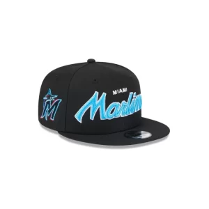 Caps* Miami Marlins Script Kids 9FIFTY Snapback Hat - KTGCaps - Baseball caps for various teams, purchased online at a discount
