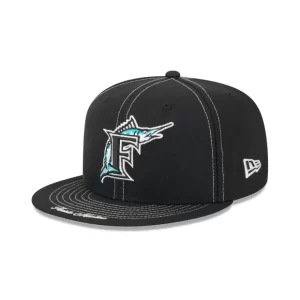 Caps* Miami Marlins Sport Classics 59FIFTY Fitted Hat - KTGCaps - Baseball caps for various teams, purchased online at a discount