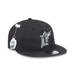 Caps* Miami Marlins Team Color Retro Crown 9FIFTY Adjustable Hat - KTGCaps - Baseball caps for various teams, purchased online at a discount