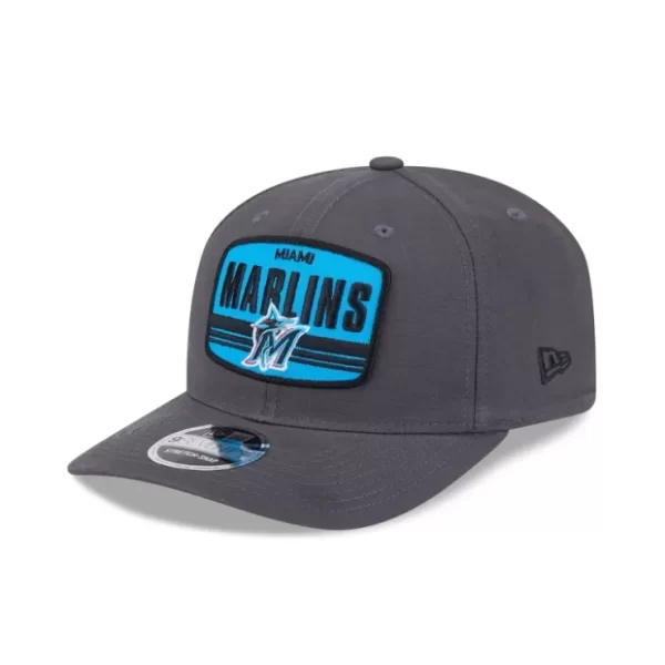 Caps* Miami Marlins Team Elevated 9SEVENTY StretchSnap Hat - KTGCaps - Baseball caps for various teams, purchased online at a discount