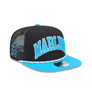 Caps* Miami Marlins Throwback Golfer Hat - KTGCaps - Baseball caps for various teams, purchased online at a discount